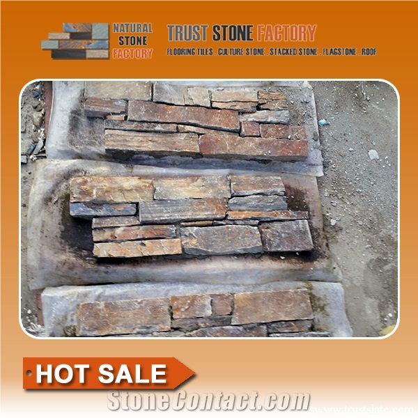 Multicolor Dry Stone Wall Construction,Quartzite Natural Stone Retaining Wall,Dry Stone Wall House