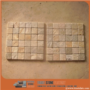 Natural Stone,Cream and Beige Mosaic Tiles for Wall,Bathroom,Floor,Interior
