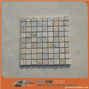 Natural Stone Light Brown Polished Mosaic Tiles for Wall,Floor,Interior,Bathroom,Decoration