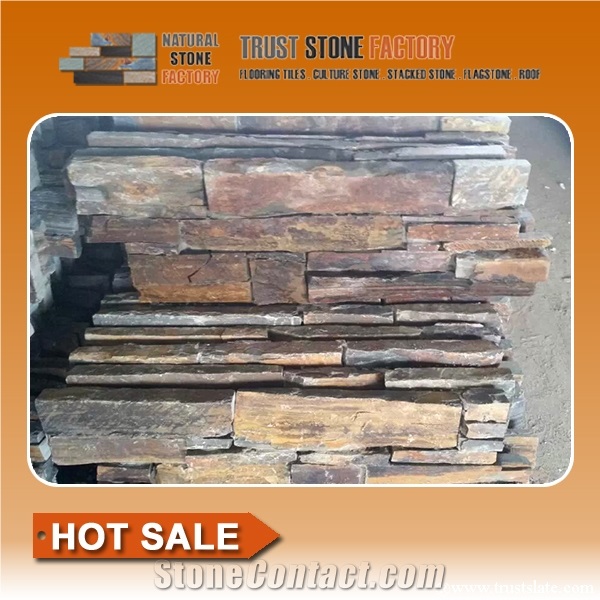 Natural Stone Wall Landscaping,Cheap Stone Wall Cladding,Multicolor