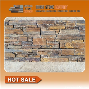 Stone Wall Walls Landscaping, Multicolor Slate Stack Stone Veneer,Quartizite Stone Wall Fireplace