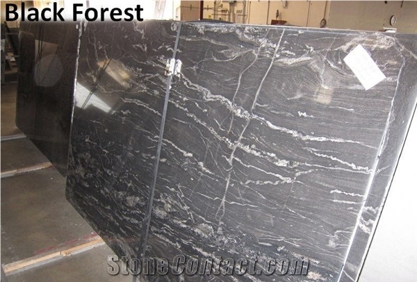 Black Forest Marble, Black Fantasy Marble Slabs & Tiles, Polished Marble Floor Covering Tiles