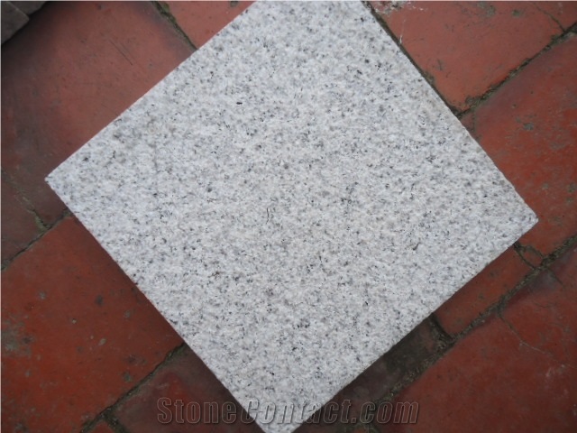 G655 Buhhammered Tile China White Granite Flooring