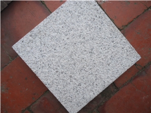 G655 Buhhammered Tile China White Granite Flooring