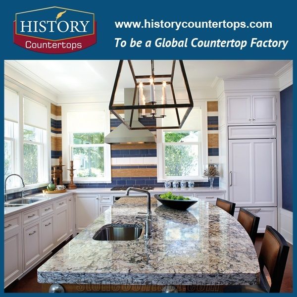 Bellingham Quartz Countertops Woth Custtomized Edges Engineered Bellingham Quartz Countertops Woth