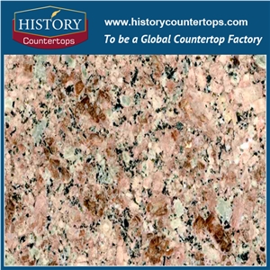 China G611 Almond Mauve Granite Purple Peach Wholesale Kitchen Countertop,Bench Tops,Worktops Islands Tops for Custom Hospitality & Multi-Family Projects