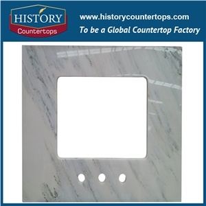 Chinese Supplier,Best Quality and Low Price High Polished Natural Marble,Solid Surface Building Material for Bathroom Countertop and Custom Vanity Tops