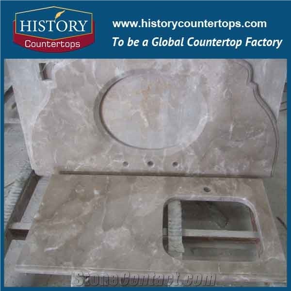Popular Color and Style China Bossy Grey Marble,Durable Natural Stone for Polishing Bathroom Vanity Tops for Sales
