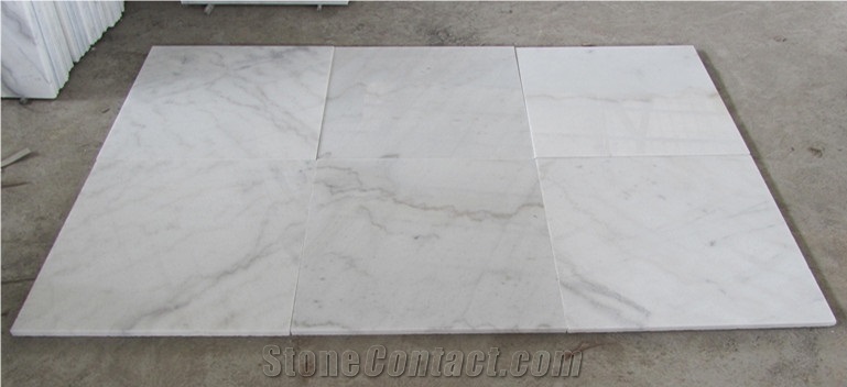 Guangxi White / China Marble Tiles & Slabs , Flooring & Walling
