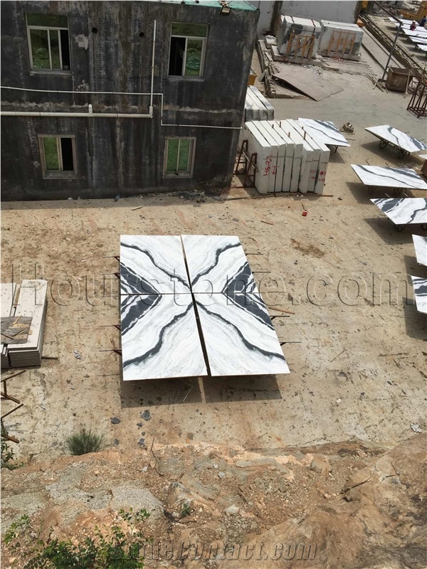 China Panda White Marble Tiles & Slabs, Marble Wall/Floor Covering Tiles