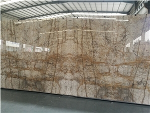 Florence Grey Marble Slabs and Tiles, Florence Grey with Brown Line Like Crotch Of a Tree with Antique Feeling for Wall and Floor Covering