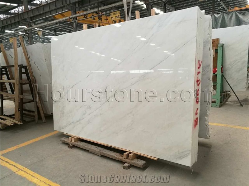 Oriental White Marble Eastern White Marble Chinese White Marble Slabs & Thin Tiles & Flooring Tiles & Wall Cladding, Polished Best White Marble Tiles & Slabs for Interior Decoration