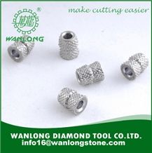 Dia:11mm Marble Quarry Brazed Wire Beads-Fast Cutting Vacuum Brazed Wire Beads for Marble Quarry-Hot Sale Marble Beads in Turkey,Iran,Egypt,Etc