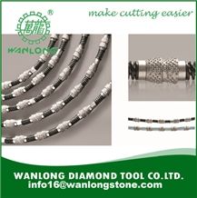 Dia:11mm Vacuum Brazed Wire for Marble Quarry Cutting-Wanlong Top Quality Vacuum Brazed Marble Wire-Fast Cutting Brazed Wire Rope for Marble and Limestone Cutting