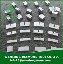 Wanlong Diamond Segment for Granite ,Marble Cutting -High Effeciency Diamond Segment for Stone Cutting -Diamond Tools and Diamond Saw Blade for Slab Cutting