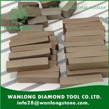Wanlong Diamond Segment for Granite ,Marble Cutting -High Effeciency Diamond Segment for Stone Cutting -Diamond Tools and Diamond Saw Blade for Slab Cutting