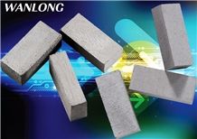 Wanlong Diamond Segment for Stone Slab Cutting, Long Lifespan Diamond Cutting Segment for Stone Block and Stone Edge Processing