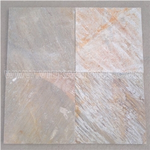 China Beige Yellow P014 Slate Tile Slab Nature Split Face Indoor and Outdoor Landscaping Building Paving Stone Pattern for Wall Cladding Covering and Floor Paver