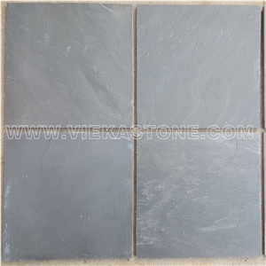 China Black Slate Tile Slab Nature Split Face Indoor and Outdoor Landscaping Building Paving Stone Pattern for Wall Cladding Covering and Floor Paver