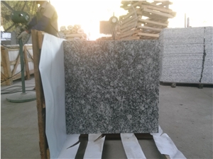 China Natural Stone G377, Spray White, Seawave Flower, Ocean Wave Granite Tiles/Slabs, Polished/Flamed/Sandblasted Surface, Wall Cladding, Floor Covering, Landscaping, Building Projects
