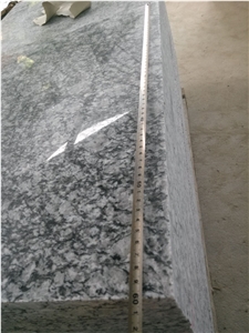 China Natural Stone G377, Spray White, Seawave Flower, Ocean Wave Granite Tiles/Slabs, Polished/Flamed/Sandblasted Surface, Wall Cladding, Floor Covering, Landscaping, Building Projects