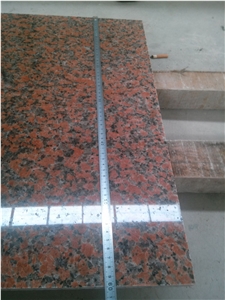 China Natural Stone G562/G4562 Maple Red, Capao Bonito, Cengxi Red, Fengye Red Granite Tiles/Slabs, a Grade, Polished/Flamed/Sandblasted Surface, Wall Cladding, Floor Covering, Landscaping, Building