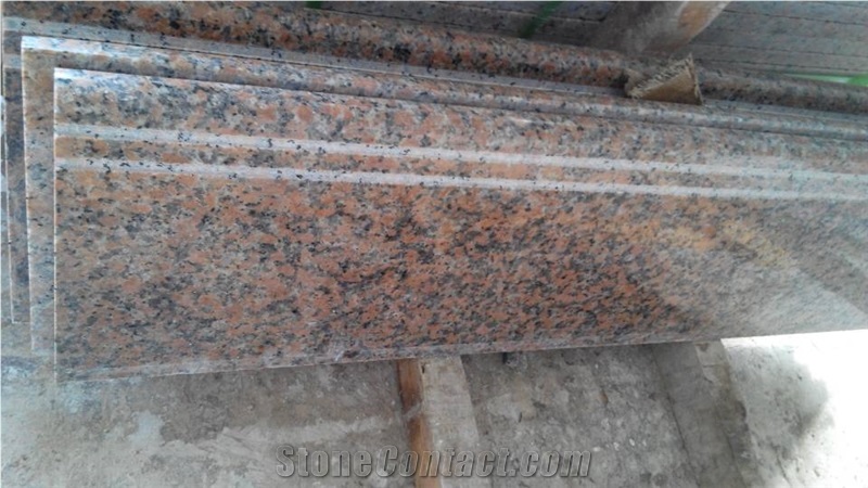 China Natural Stone Light Color G562/G4562/Maple Red/Cengxi Red Granite Stairs/Steps/Risers, Polished/Honed/Flamed/Sandblasted Surface, Indoor and Outdoor Stairs Paving, Building Stone