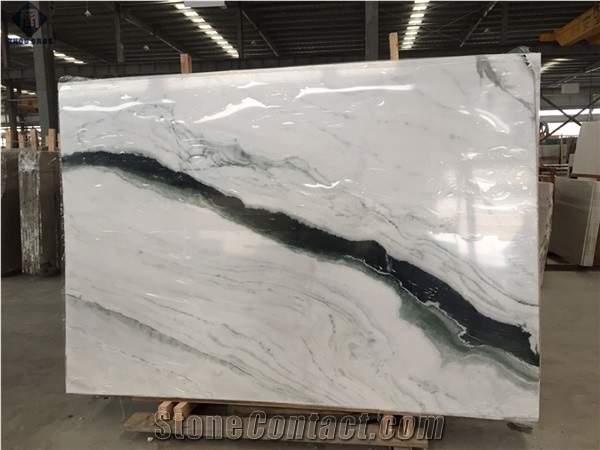 China Panda White Marble Slab & Tile with Polish Hone Antique Surface for Flooring Covering Wall Cladding Countertop Bathroom Pool Capping for Indoor & Outdoor