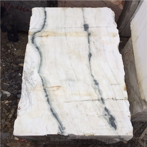 China Panda White Marble Slab & Tile with Polish Hone Antique Surface for Flooring Covering Wall Cladding Countertop Bathroom Pool Capping for Indoor & Outdoor