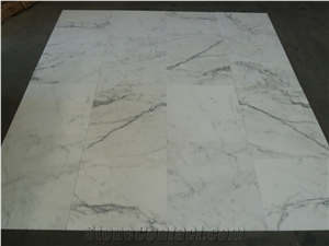 Luxury Grade a Italy Bianco Statuario Venato Marble Slab & Tile with Polished Face for Flooring Covering Wall Cladding Pool Coping