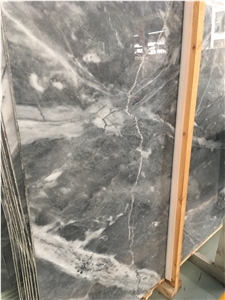 Thunder Grey Marble Tiles/Slabs, Polished/Honed/Machine-Cut/Aged Surface, Wall Cladding, Floor Covering Tiles, Landscaping, Water-Jet, Building Projects