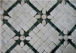 Tunisia Thala Grey Limestone Mosaic Tile Polished/Tumbled/Split Surface Hexagon Shape for Indoor/Outdoor Floor Paving Wall Cladding Bathroom Washing Rm Swimming Pool