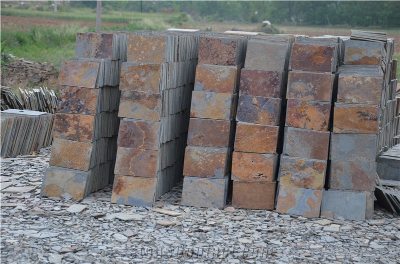 Hebei Rust Slate Stone Tile