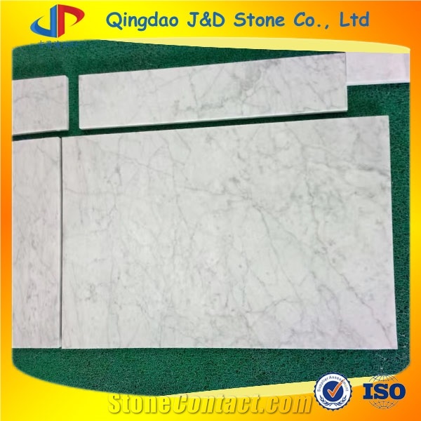 Bianco Carrara White Marble Flooring Tiles, Flooring Pattern Tiles