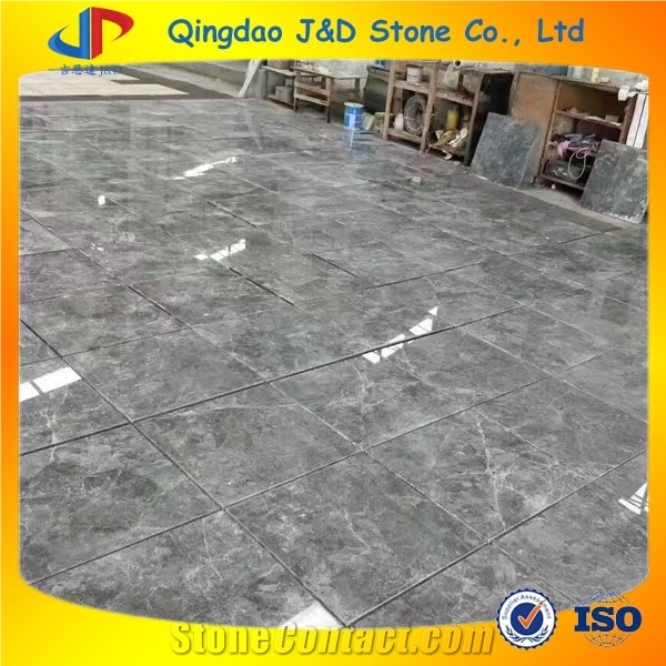 Italy Grey Marble Tiles, Silver Fox Marble Flooring Tiles for Sale
