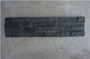 Black Slate Culture Stone Wall Panel Natural Surface Competitive Prices