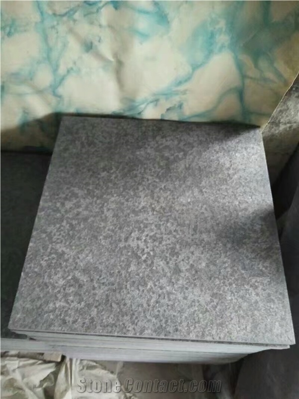 New G684 Black Flamed Slabs Tiles Brushed Competitive Price