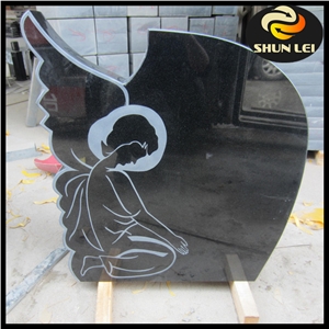 America Style Monument,America Shapes Tombstone,Monument,Memorial,Headstone, Shanxi Black Granite Monument & Tombstone