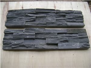 China Cheap 018 Black Slate Culture Stone