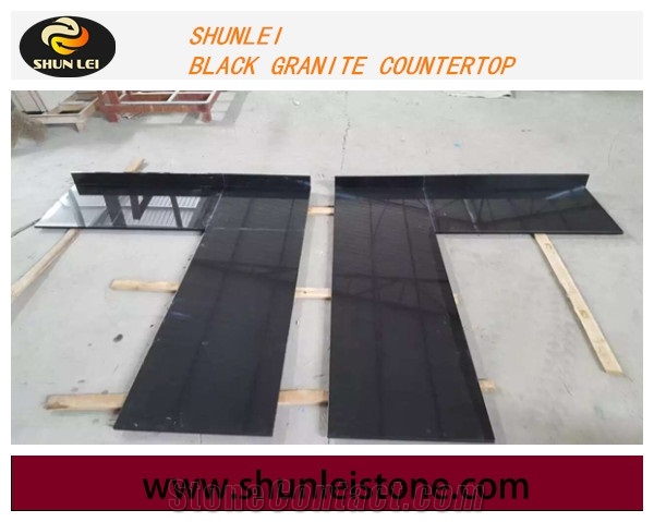 China Natural Shanxi Black Granite Bar Countertop and Kitchen Top