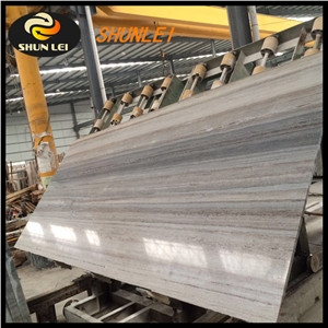 Grey Wooden Honed Marble ,Wooden Marble, Grey Wood Grain Marble ,Crystal Wooden Vein White Marble Honed Tiles