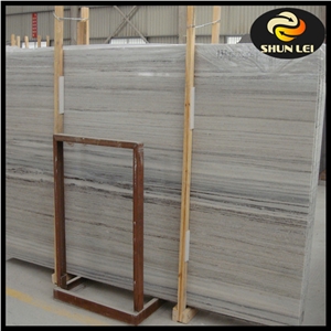 Own Factory White Wooden a Grade Honed Marble Slabs,Wooden Marble, White Wood Grain Marble, Wooden Vein White Marble Honed Slabs, Flooring Tiles