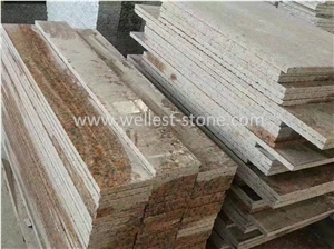 China G562 Maple Red Granite Stairs, Granite Steps, Granite Treads and Risers
