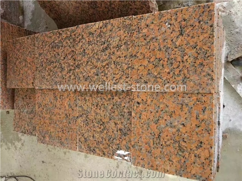China G562 Maple Red Polished Granite Tile