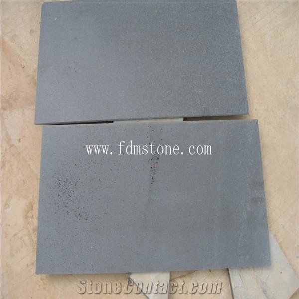 Fujian Grey Basalt Honed Floor Tiles,Wall Cladding,Matt Paver,Xiamen Bluestone Honed Cut to Size