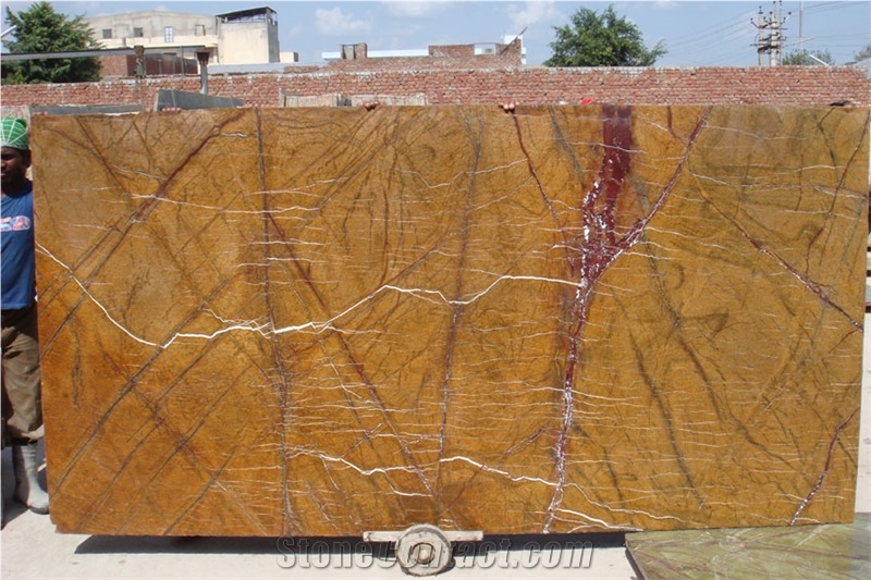Polished Gold Rain Forest Marble
