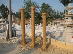 Sandstone Simple Design Soid Column Pillar