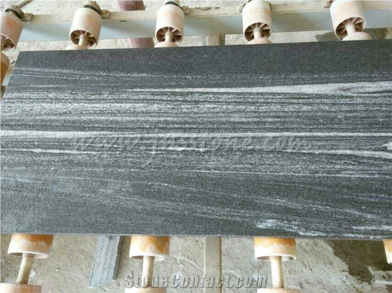 China Grey Granite Tiles & Slabs / Fantasy Wood Tiles & Slabs / Interesting Veins / Fantasy Granite Tiles for Walling , Cladding , Flooring