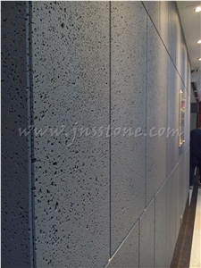 Hainan Lava Stone Tiles / Moon Surface Basalt Tiles / Basalt with Big Holes Tiles / Factory Owner