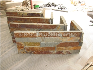 Slate / Wall Panel Ledge Stone / Stacked Stone / Veneer / Corner / Culture Stone for Walling Cladding